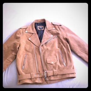 Reclaimed Vintage Suede Biker Jacket